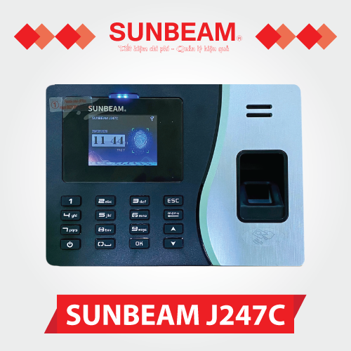 Máy chấm công vân tay Sunbeam J247C