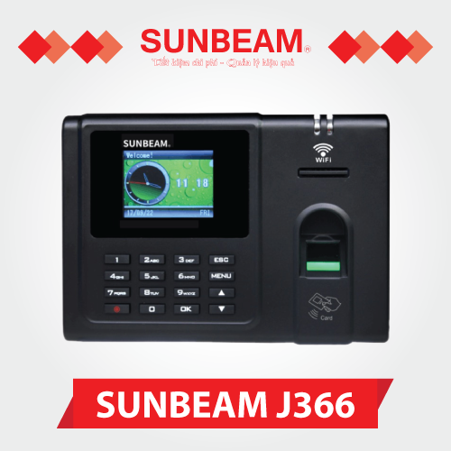 Máy chấm công vân tay Sunbeam J366