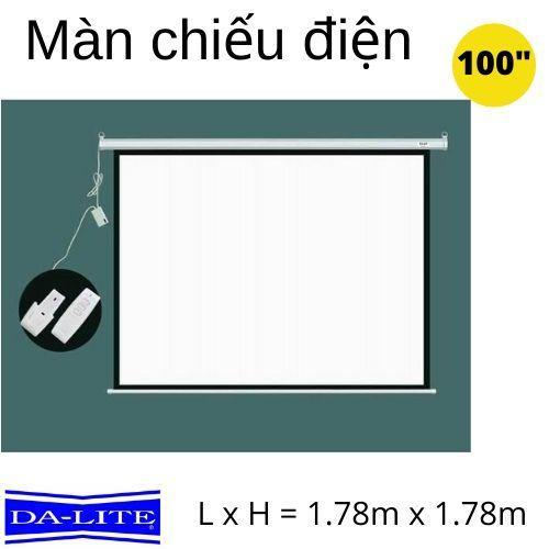 Màn Chiếu Điện Điều Khiển Apollo 100 inch (1,78m x1,78m)