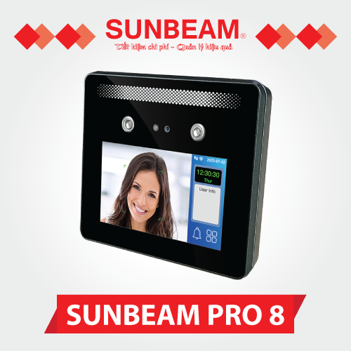 Máy chấm công khuôn mặt SUNBEAM PRO 8